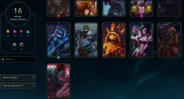 Conta LoL Plat 3 COM LEE SIN PUNHOS DIVINOS