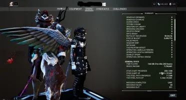 [PC]Conta warframe mr14, equipamentos end game intens delux!