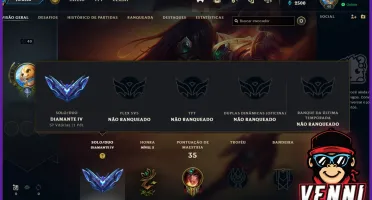 CONTA LEAGUE OF LEGENDS DIAMANTE 4 • 30 CAMPEÕES • HIGH MMR
