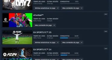 Conta Steam com vários jogos
