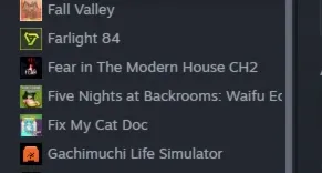 Conta Steam com vários jogos