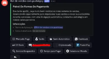 Bot de Vendas Automáticas no DISCORD (Com PushinPay)