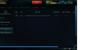 Conta League of Legends No ranked