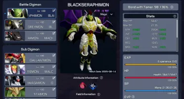 Digimon Super Rumble Conta EndGame - Server Koromon
