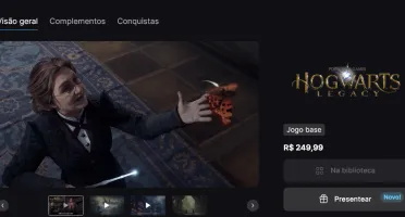 Venda de Conta Epic Games - Hogwarts Legacy