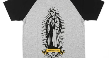 Camiseta Raglan Cinza Guadalupe