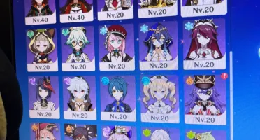 Conta Genshin Lyney C2 Furina Kazuha Yelan