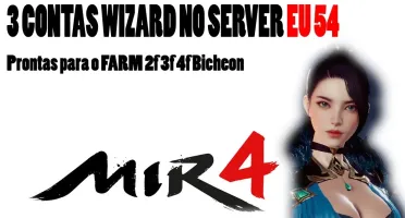 Mir4 Conta Maga lv 40 EU 54  Santuário Sagrado 3