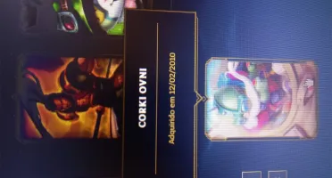 Conta LoL raríssima com três skins raras do beta