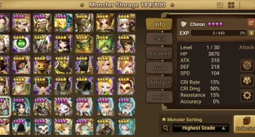 Summoners War Global com SatoruGoju Light SW e Zerath