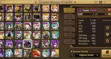 Summoners War Global com SatoruGoju Light SW e Zerath