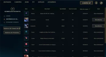 Conta diamante 4 mais barata do site
