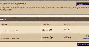 SORCERER 120 E 115 EM NEFERA (SEM REGISTRO)
