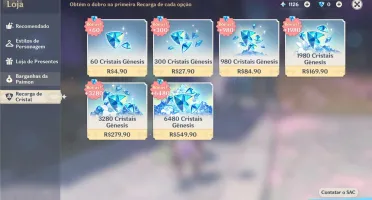 Raiden + arma assinatura + Zhongli + Nahida