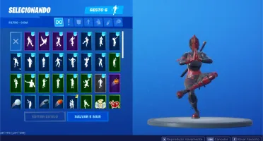 Conta Fortnite CavaleiraRubra e varias skins