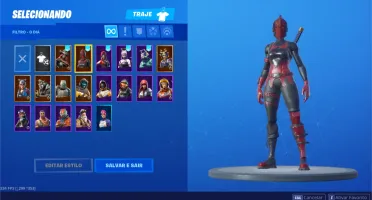 Conta Fortnite CavaleiraRubra e varias skins