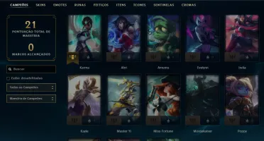 Conta FERRO 4 | -2 PDL - LOL (league of legends) ELOMOON