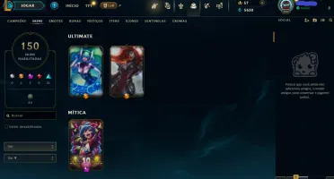 Conta Bronze De 2012 - Todos Os Campeões - 150 Skins