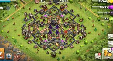 Clash of Clans CV9 quase full