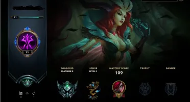 Conta League of Legends Platina 2