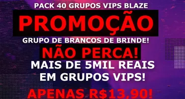⭐✨ PACK 40 GRUPOS VIPS BLAZE + GRUPO DE BRANCOS!✨⭐