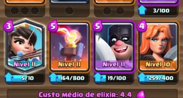 CONTA CLASH ROYALE TODAS AS CARTAS