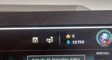 Conta LvL 231+Todos campeões+GOLD 3+94 skins