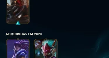 Conta unranked, level 30, com skins tops