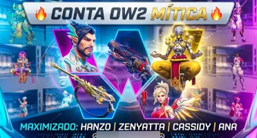 Conta OW2|Mítica Hanzo, Mítica Zenyatta, Arma Mítica/Doura