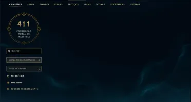 Conta League of Legends, 400 SKINS
