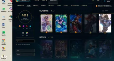 Conta League of Legends, 400 SKINS