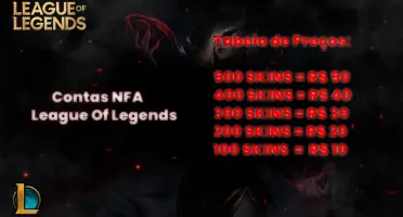 CONTAS NFA - LEAGUE OF LEGENDS