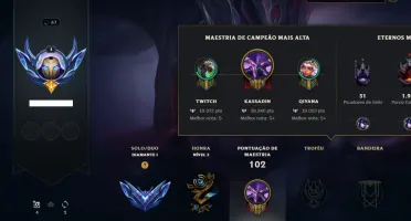 Conta Lol Mestre