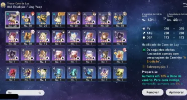 Conta de Honkai Star Rail Jing Yuan + Himeko