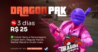 Dragonpak Chave 3 Dias CHEAT PUBG HACK MOD