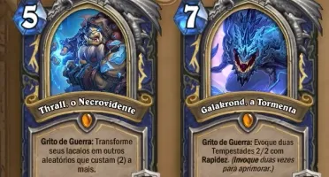 Conta antiga de Hearthstone