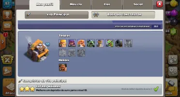 Clash of Clans Cv9 c/ 7911 gemas e Disponível Troca de Nome