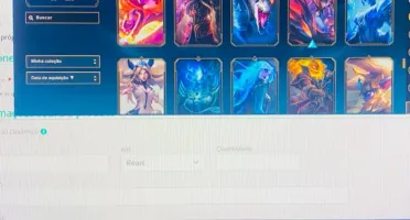 Venda conta league off legends atual ouro 3, 3 partidas rank