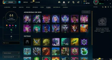 Conta LOL - Diamante IV, 58% de WR(E-MAIL NÃO VERIFICADO)