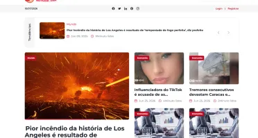 Código Fonte Portal de Noticias com Central IA 2026
