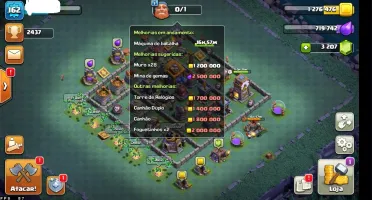 Conta de Clash Of Clans CV 11 - Quase Full