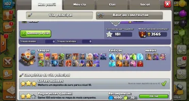 3 contas Clash of clans
