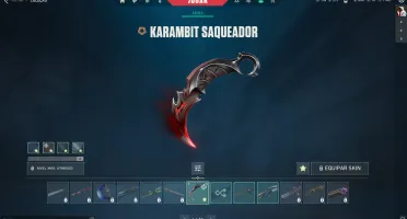 Conta Valorant com Karambit Saqueador