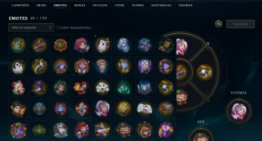 CONTA LOL - Platina 4 - 42 skins - (email não confirmado)