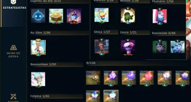 CONTA LOL - Platina 4 - 42 skins - (email não confirmado)
