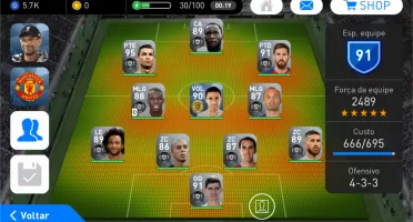 Conta PES 2018 MOBILE