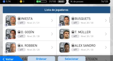 Conta PES 2018 MOBILE