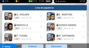 Conta PES 2018 MOBILE