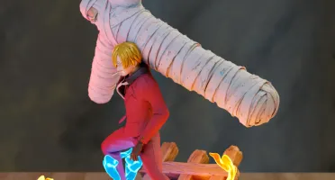 Sanji and Zoro One Piece 3D STL