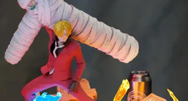 Sanji and Zoro One Piece 3D STL